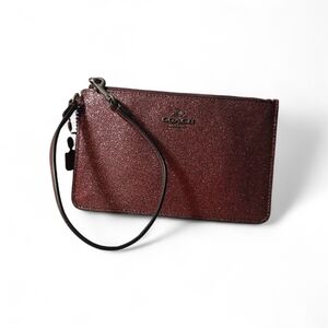 Coach Berry Glitter Wristlet